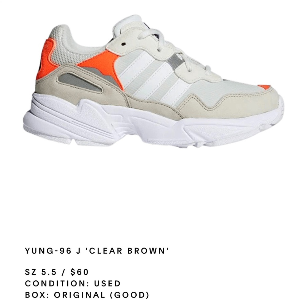 adidas yung-96 “clear brown”